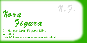 nora figura business card